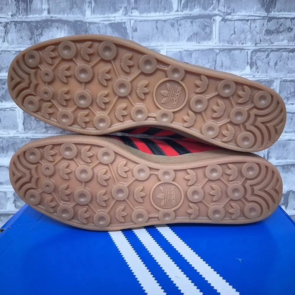 Adidas Originals Gazelle Indoor Casual Red Black White IH9654 Mens Size 12 New